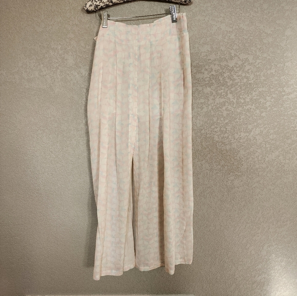 A.L.C SILK PASTEL maxi Skirt Size 2 - Picture 1 of 9